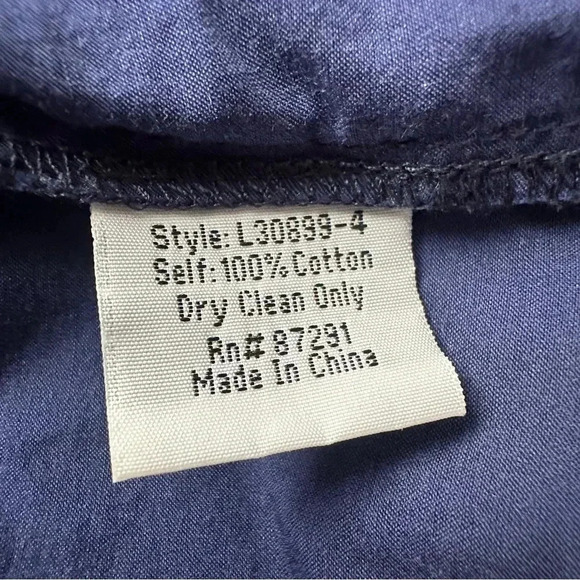 LOVE JOHNNY WAS Crochet Button Front Sleeveless Tunic Dress Size Large - Picture 5 of 6